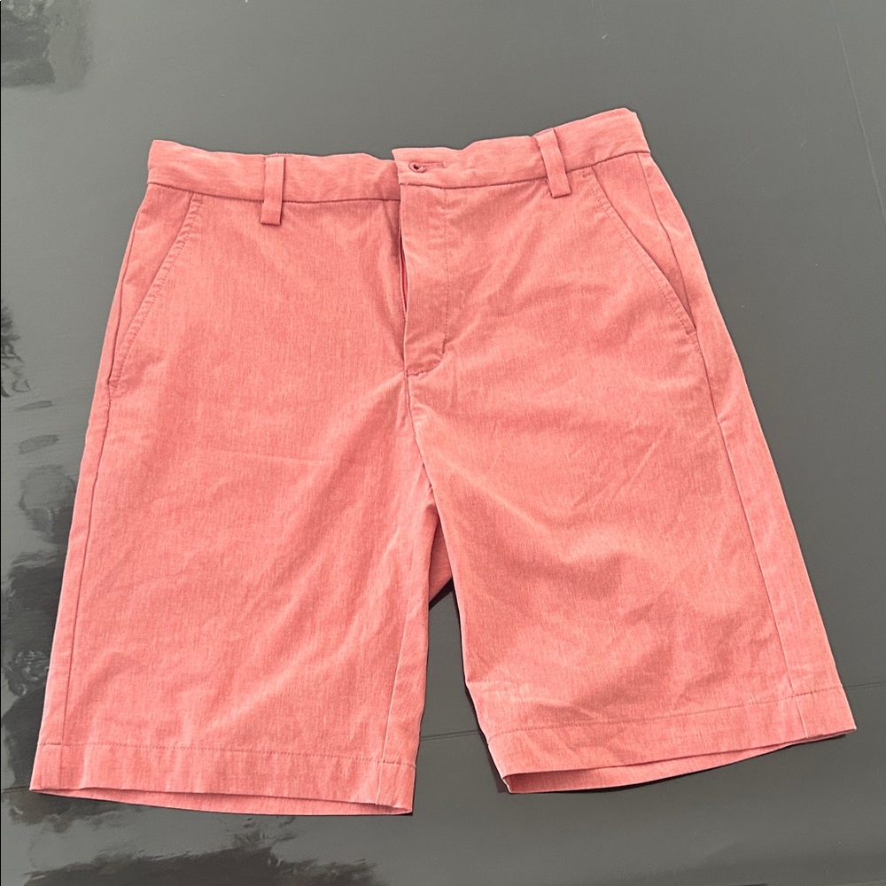 Vineyard Vines Coral Flat Front Shorts